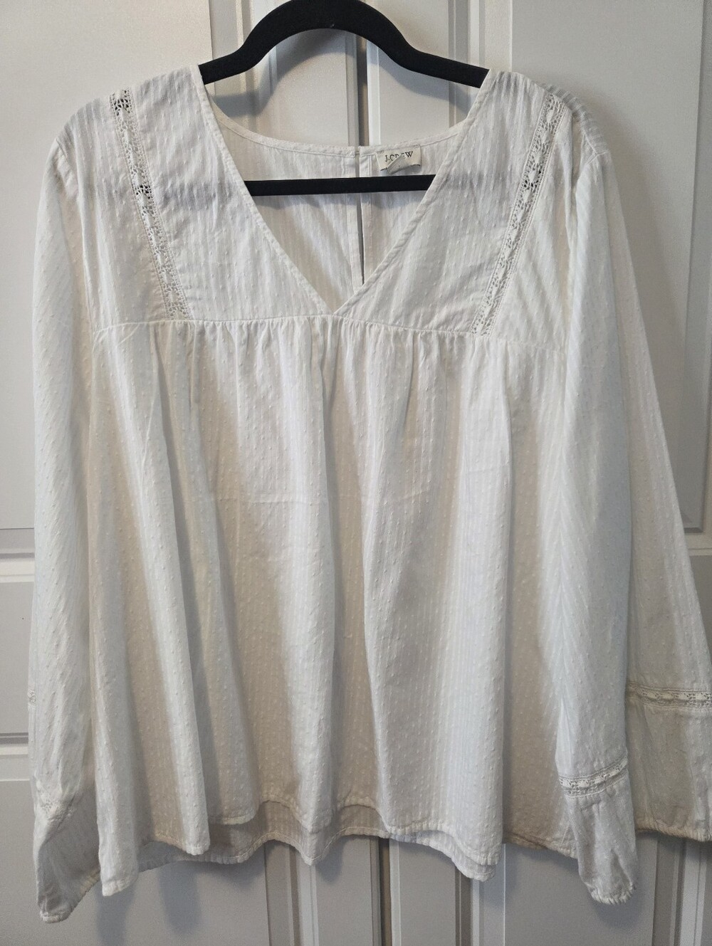 NWOT J Crew White V-neck